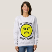 LIJK IK EEN MENSENPERSOON? Grappige T-shirts (Voorkant volledig)