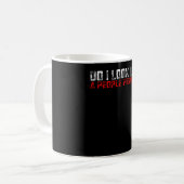 Lijk ik op een mensenpersoon Introvert Koffiemok (Voorkant links)