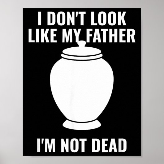 Lijk Niet Op Vader Niet Overheidsinstantie Poster (Voorkant)