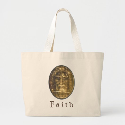 Lijkdoek van Turijn Grote Tote Bag (Voorkant)