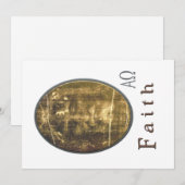Lijkdoek van Turin Feestdagenkaart (Voorkant / Achterkant)