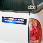 lijken bumpersticker (Op Truck)