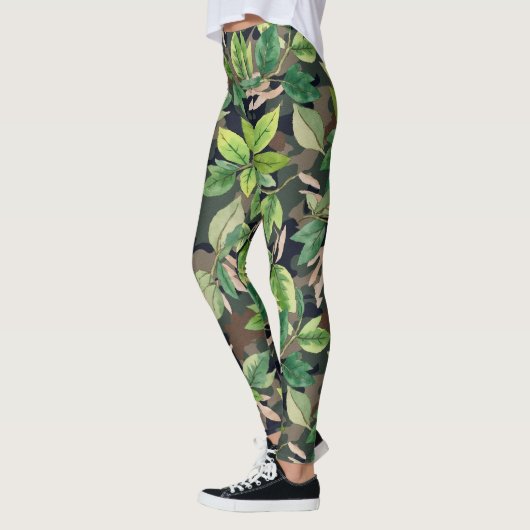 Lijkend op Leaves Branches Camo Pattern Leggings (Links)