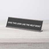 LIJKT DIT OP DE HELPDESK? BUREAU NAAMBORDJE (Voorkant)