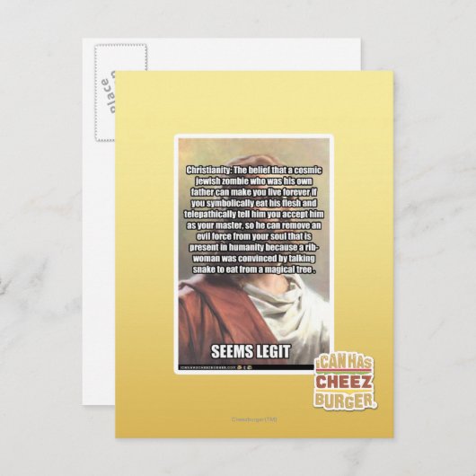 Lijkt legiit briefkaart (Voorkant / Achterkant)