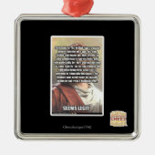 Lijkt legiit metalen ornament (Voorkant)