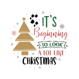 Lijkt veel op kerst ornament kaart