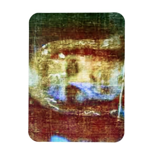Lijkwade van Turijn Gezicht Jezus Christus Gekleur Magneet (Verticaal)