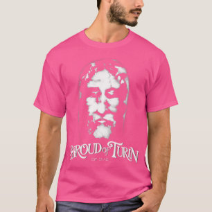 Lijkwade van Turijn Gezicht van Jezus Christus Kat T-shirt