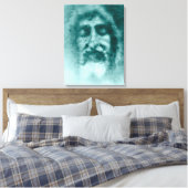 Lijkwade van Turijn: het gezicht van God, Jezus Ch Canvas Afdruk (Insitu (Slaapkamer))