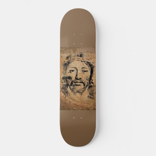 Lijkwade van Turijn Jesus Skateboard (Voorkant)