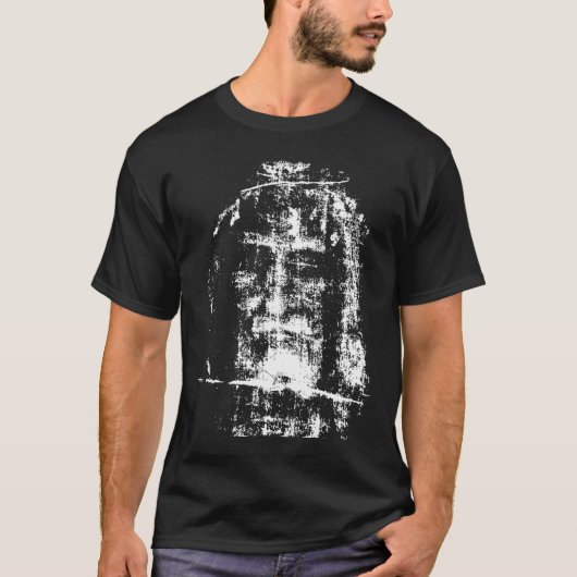 lijkwade van Turijn Jezus Christus gezicht zweet T-shirt (Voorkant)