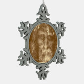 LIJKWADE VAN TURIJN TIN SNEEUWVLOK ORNAMENT (Links)