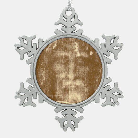 LIJKWADE VAN TURIJN TIN SNEEUWVLOK ORNAMENT (Voorkant)