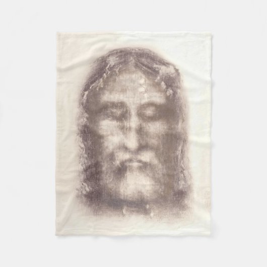 Lijkwade van Turijn (Turijn lijkwade) Jezus Christ Fleece Deken (Voorkant)