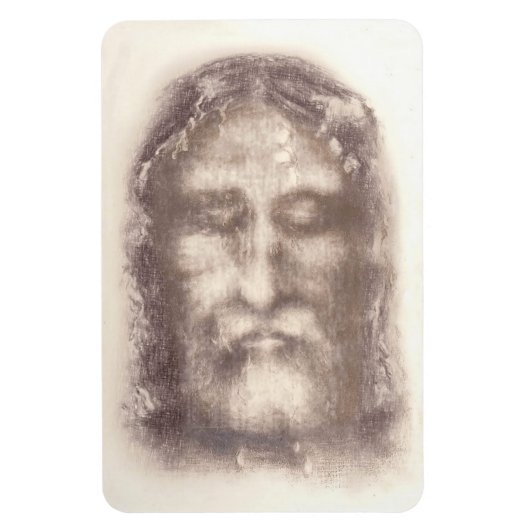 Lijkwade van Turijn (Turijn lijkwade) Jezus Christ Magneet (Verticaal)