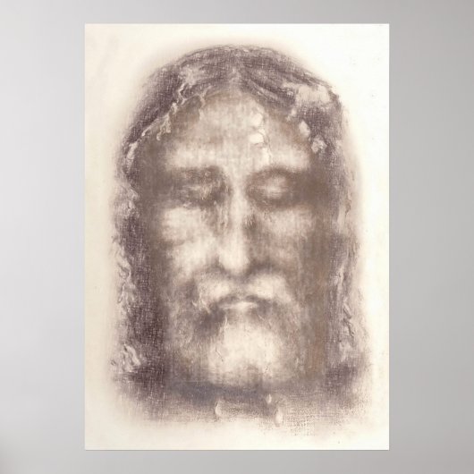Lijkwade van Turijn (Turijn lijkwade) Jezus Christ Poster (Voorkant)