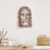 Lijkwade van Turijn (Turijn lijkwade) Jezus Christ Poster (Keuken)
