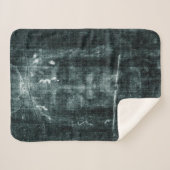 Lijkwade van Turijn (Turijn lijkwade) Jezus Christ Sherpa Deken (Voorkant (horizontaal))