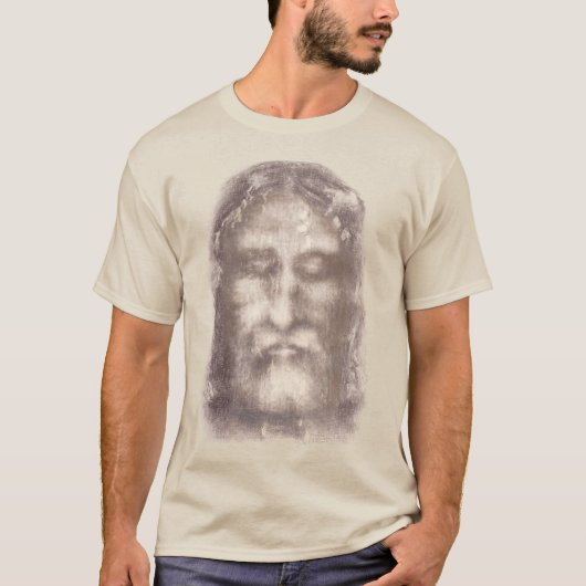 Lijkwade van Turijn (Turijn lijkwade) Jezus Christ T-shirt (Voorkant)