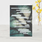 lijkzang zonder de kaart van de muzieksympathie (Gele Bloem)