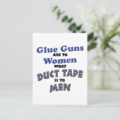 Lijm Pistolen Briefkaart (Staand voorkant)