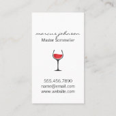 Lijm van vervormd glas visitekaartje (Achterkant)