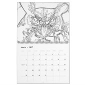 Lijn 2016-2017 Art Agenda Kalender (Mar 2027)