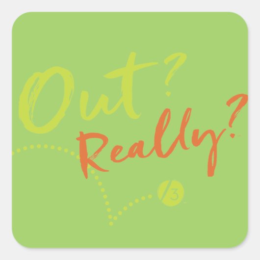 Lijn-3 uit? Echt? Sticker (Voorkant)