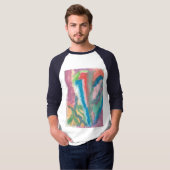 Lijn Abstract T-shirt (Voorkant volledig)