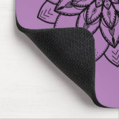  lijn Art Mandala over Paars Muismat (Hoek)