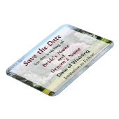 Lijn bloeiende bomen sparen de Datum Magneet (Linkerzijde)