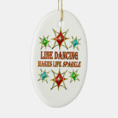 LIJN DANCING FANCY STARS KERAMISCH ORNAMENT (Rechts)