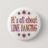 LIJN DANCING RONDE BUTTON 5,7 CM (Voorkant)