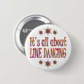 LIJN DANCING RONDE BUTTON 5,7 CM (Voorkant /achterkant)