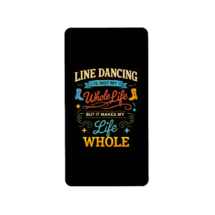 Lijn Dansen Hele Leven Danser Cadeau voor Dans Etiket