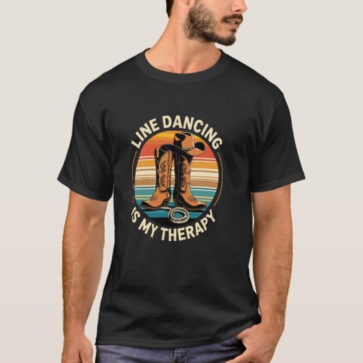 Lijn Dansen is mijn Therapie T-shirt (Voorkant)