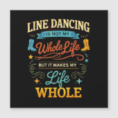 Lijn Dansen Levenslang Danser Cadeau voor Dans (Voorkant)