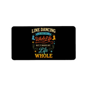 Lijn Dansen Levenslang Danser Cadeau voor Dans Etiket