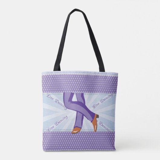 Lijn dansende benen met de Canvas tas van Boots (Achterkant)