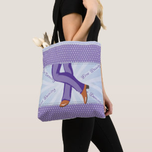 Lijn dansende benen met de Canvas tas van Boots