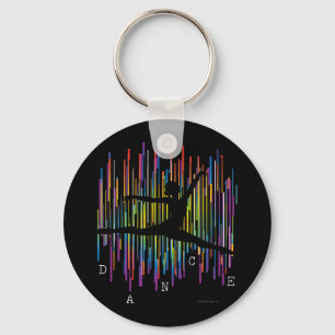 Lijn Danser (v1) Sleutelhanger
