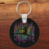 Lijn Danser (v1) Sleutelhanger (Voorkant)