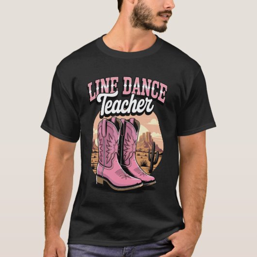 Lijn Dansleraar T-shirt (Voorkant)