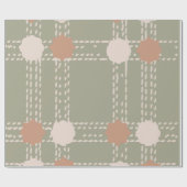 Lijn- en cirkelvormig patroonpapier cadeaupapier (Vlak)