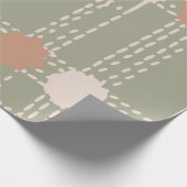 Lijn- en cirkelvormig patroonpapier cadeaupapier (Hoek)