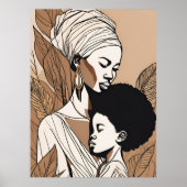 Lijn en Ziel – De Geest van de Afrikaanse Moedersc Poster (Voorkant)