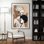 Lijn en Ziel – De Geest van de Afrikaanse Moedersc Poster