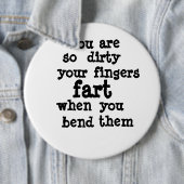 Lijn Farty Fingers Ronde Button 6,0 Cm (In situ)