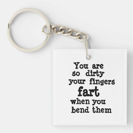 Lijn Farty Fingers Sleutelhanger (voorkant)